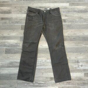 Projek Raw Men's Grey Straight Leg Jeans Size 38 Street, Whiskers, Bikerpunk D44